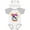 White & Heather w/ Ears, variant on Inktastic My Nana Loves Me Penguin Boys or Girls Baby Bodysuit