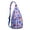 Blue-8, variant on 4-Pockets Cross Body Bags for Woman Men,Cute Sea Life Sling Bag Chest Bag with Adjustable Strap Women's Crossbody Bags for Outdoors Hiking Traveling