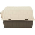 thumbnail image 3 of Petmate Barnhome III Barn Style Outdoor Dog House, 32" Medium for Dogs 25-50 lb, Bleached Linen, 3 of 8