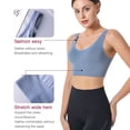 thumbnail image 4 of Women Yoga Sports Tank Top Shockproof Athletic Crop Top Wirefree Comfort Padded Fitness Running Bra, 4 of 11
