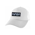 thumbnail image 2 of Gravity Threads Nasa Patch Adjustable Trucker Hat - White, 2 of 2