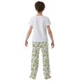 thumbnail image 4 of FORMRS Kids Pajama Pants with Pockets Size 6-8Y Boys Lounge Sleep Bottoms, Autumn Greenery, 4 of 8