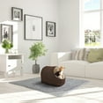 thumbnail image 7 of GOOPAWS Covered Cat & Dog Bed, Coffee, 7 of 7