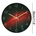 thumbnail image 3 of Creative Pattern Stone Wall Clock Acrylic Living Room Decoration, 3 of 8