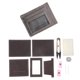 thumbnail image 2 of Kits de estuche para monedas con soporte para tarjetero de cuero con 3 bolsillos para bricolaje Haga su bolso para tarjetas de cuero Gris claro Macarena Fabricación de tarjeteros de bricolaje, 2 of 8