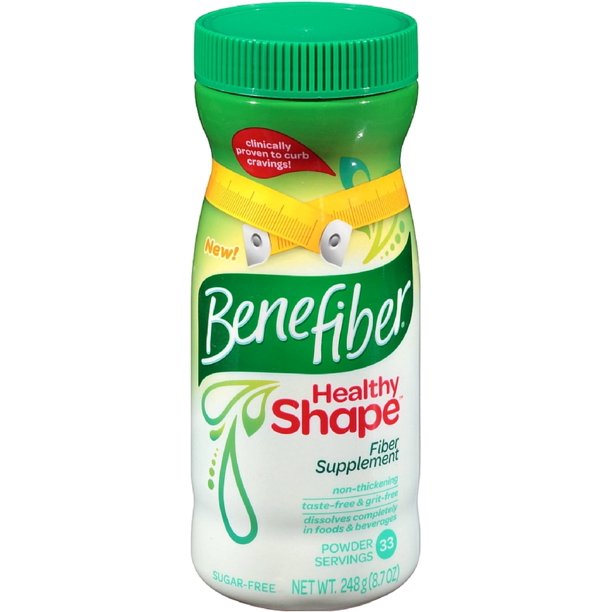 Benefiber Healthy Shape Fiber Supplement Powder 8.70 oz (Pack of 2