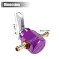 thumbnail image 3 of Unique Bargains Fuel Tap Petcock Valve Switch 6mm for Motorcycle Motorbike Quad Dirt Bike Go Kart Aluminum Alloy Purple, 3 of 6
