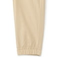 thumbnail image 3 of Wonder Nation Baby Boys Cotton Poplin Jogger Pants, Sizes 0M-24M, 3 of 3