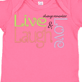 thumbnail image 4 of Inktastic Live, Laugh, Love Boys Baby Bodysuit, 4 of 5