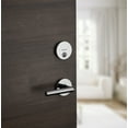 thumbnail image 5 of Milan Lever with Round Rose Entry in Bright Chrome, 5 of 6