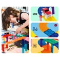 thumbnail image 4 of PicassoTiles Race Track Magnetic Tiles for Kids with 2 Racing Cars – 100PCS STEM Construction Building Blocks Educational Toy Set, 4 of 8