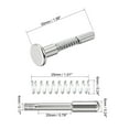 thumbnail image 2 of Unique Bargains Plunger Latches Spring Loaded Stainless Steel 6mm Head 6mm Spring 50mm Total Length , 2pcs, 2 of 3