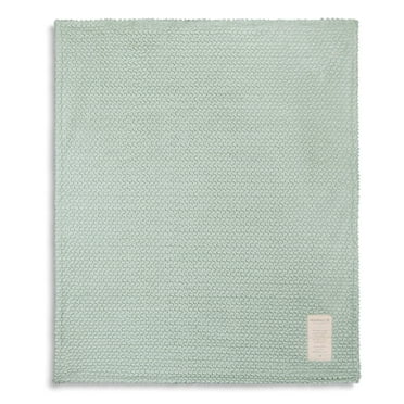 DEMDACO Grandma and Me Soft Sage 60 x 50 Polyester Fabric Toddler Cuddle Blanket