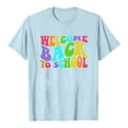 thumbnail image 3 of WhouRiu Big Girls' T Shirts Letter Prints Short Sleeve Tops Kids Summer Breathable Comfy Tee Tops Blue,Sizes 8-9, 3 of 3