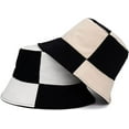thumbnail image 2 of CoCopeaunts Cotton Bucket Hat for Women Summer Sunscreen Men Fisherman Hat Two-Colors Patchwork Outdoor Sport Camping Bucket Cap, 2 of 8