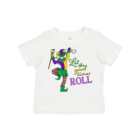 

Inktastic Let the Good Times Roll Mardi Gras Jester Gift Toddler Boy or Toddler Girl T-Shirt