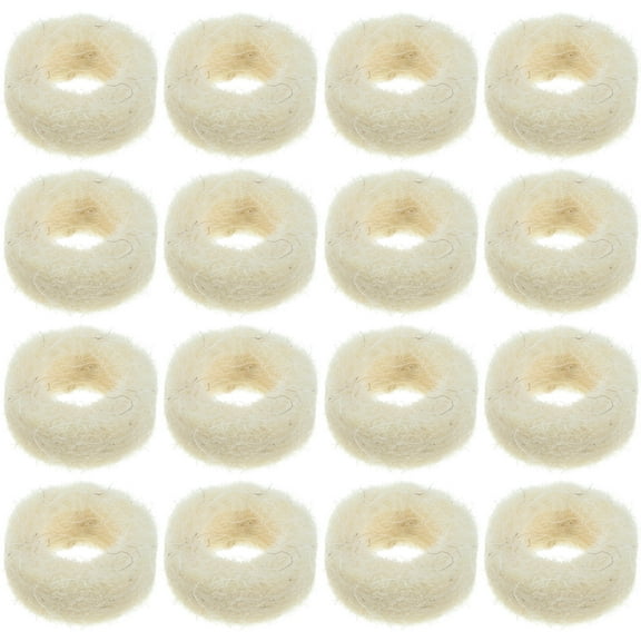 NICEXMAS 100Pcs Felt Washers with Holes for Screws and Bolts Wool Felt Mechanical Seal Pads