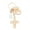 White, variant on Multipurpose Christian Resins Crosses and Butterfly Keychain with Tassels Backpack Bag Charm Keyring Ornament for Women
