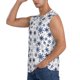 thumbnail image 3 of Balery blue Snowflake Prints Camisetas sin mangas para hombre, absorbe la humedad y protege contra el mal olor.-3X-Large, 3 of 7