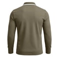 thumbnail image 5 of Yaoyar Men's Long Sleeve Shirt-Zip Front Casual Golf Style Classic Collar Chest Pocket for Weekend Wear​​, 5 of 6