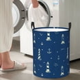 thumbnail image 4 of Cauagu Lighthouses and Anchors for Laundry Basket,Collapsible Organizer Basket for Storage Bin Toy Bins Gift Baskets Bedroom Clothes Children Nursery Hamper -Small, 4 of 7