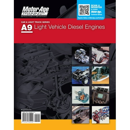 ASE Study Guide - A9 Light Vehicle Diesel Engines Certification ASE Test Prep by Motor Age (Best Light Truck Diesel Engine)