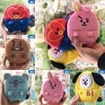 thumbnail image 2 of KPOP BT21 BTS Monedero De Dibujos Animados Lindo Peluche mini Moneda Bolsa De Almacenamiento De La Llave De Auriculares Regalo De Los Niños De Juguete Muñeca Cremallera Pared Gao Jiahui unisex, 2 of 2