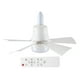 thumbnail image 1 of Pequeño Ventilador Techo Control Remoto Sincronización LED Regulable Blanco, 1 of 9