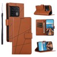 thumbnail image 1 of OnePlus 10 PRO 5G Case ,Vintage PU Leather Flip Cover Card Slots Magnetic Kickstand Hand Strap Case for OnePlus 10 PRO 5G, 1 of 4