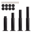 thumbnail image 1 of Patas Para Muebles Puede Ser Ajustable 15-25cm 4 Piezas NEGROS, 1 of 5