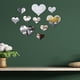 thumbnail image 2 of Bearachild 50 piezas pegatinas de espejo DIY superficie lisa acrílica autoadhesiva espejo colgante de alta viscosidad para baño de dormitorio Decoración del hogar, 2 of 6