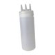 thumbnail image 3 of Botella para condimentos, aderezo para ensaladas, recargable para el hogar, 600 ml, triple boquilla Blanco, 3 of 9
