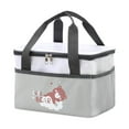 thumbnail image 2 of Fiudx Liquidación De Ofertas Flash Bolsa De Aislamiento Térmico Y Bolsa De Plástico A Prueba De Aceite, Bolsa Para Lonchera, Bolsa De Aislamiento Térmico Para Exteriores Engrosada Con Película De Alu, 2 of 5