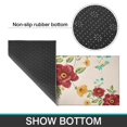 thumbnail image 6 of Pioneer Flower Floral Print Pattern Kitchen Rugs Sets Of 2,Anti Fatigue Kitchen Mat Rugs Non Slip Washable,Decorative Kitchen Floor Mats for Kitchen,Sink,Laundry,17"x30"+17"x47", 6 of 7