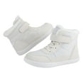 thumbnail image 4 of Quealent Toddler Snow Boots Boys Girls Winter Warm Shoes High Top Outdoor Sneakers for Cold Weather White for Size 2.5, 4 of 6