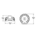 thumbnail image 2 of Marine Sportabout Yellow Handheld Bearing Compass for Boat & Rv - Ritchie X-11y FO-3238, 2 of 2