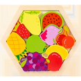 thumbnail image 2 of lionlar Wooden Puzzle Games Educational Toy Stacking Blocks Cartoon Shape Pattern Fruit, 2 of 9