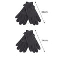 thumbnail image 6 of AYYUFE 3 Pair Women Men Autumn Winter Gloves Warm Windproof Full Finger Mittens Polar Fleece Anti slip Gloves Black Women, 6 of 8