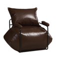 thumbnail image 3 of Abbracc Sofa Paresseux Polyvalent Canapé Mode Chaise Longue pour Balcon Chambre Intérieur Brun, 3 of 9