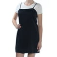 thumbnail image 2 of KENSIE Womens Black W/undershirt Spaghetti Strap Shift Dress M, 2 of 3