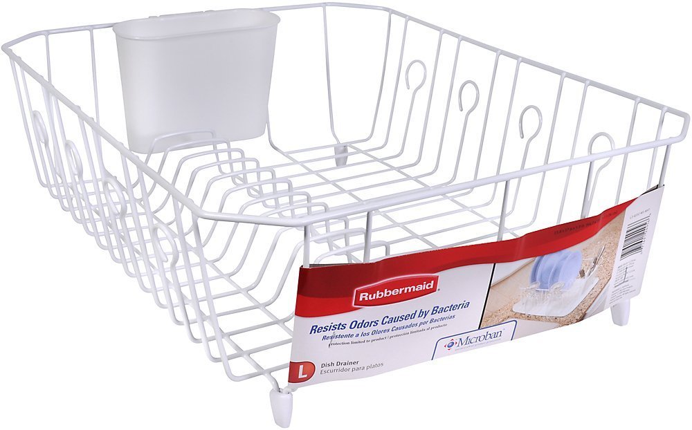 Rubbermaid Large White Dish Drainer - image 2 of 4
