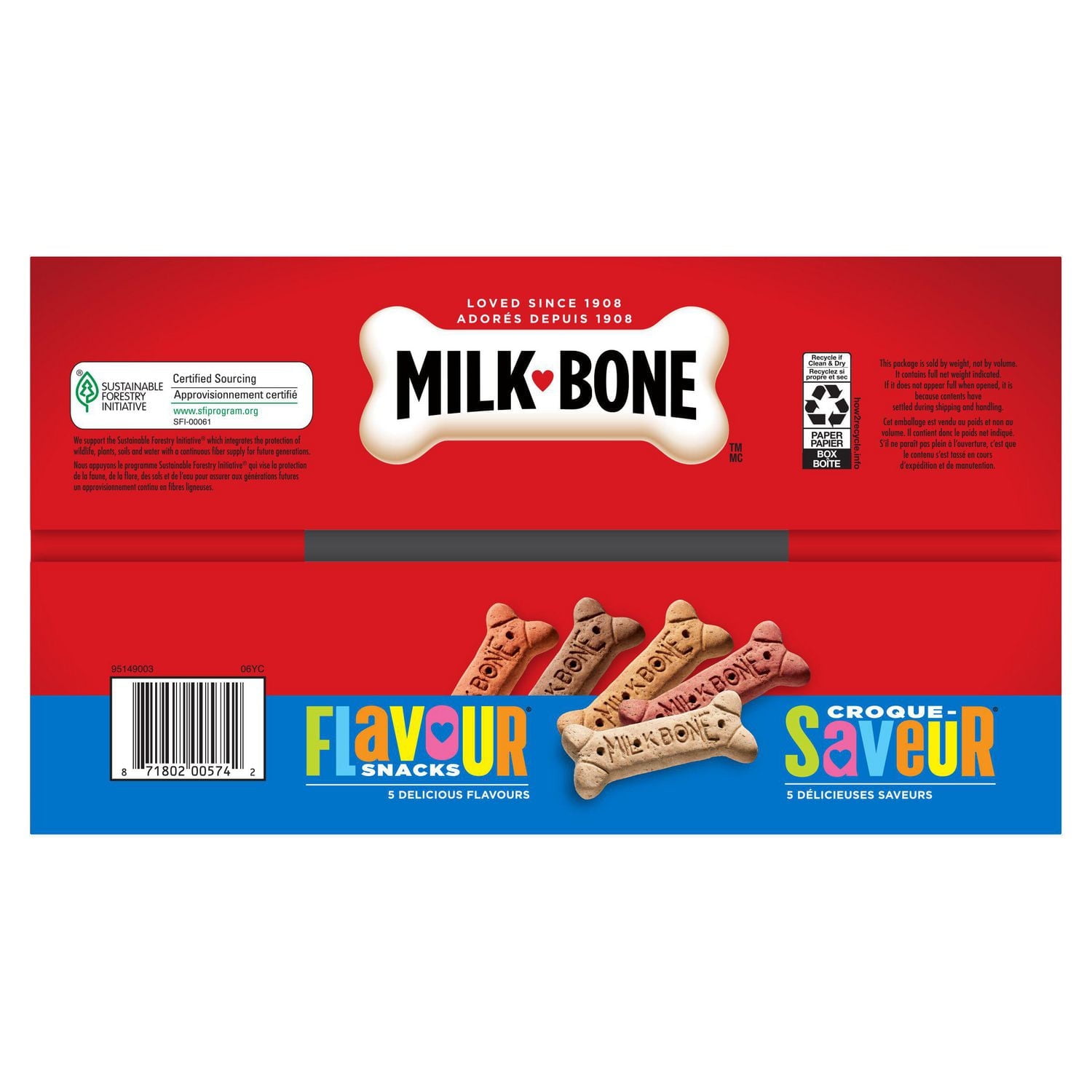 Gâteries pour chiens Croque-saveur de Milk-Bone
