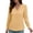 B-Yellow, variant on Rutainlusire Women's Long Sleeve Blouse Dressy V-Neck Solid Color Tops Casual Comfortable for Everyday Wear