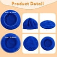 thumbnail image 3 of Beret Hat Wool French Beanie Hat Outdoor Hat Winter Hat Fashion Lady Hat, 3 of 8