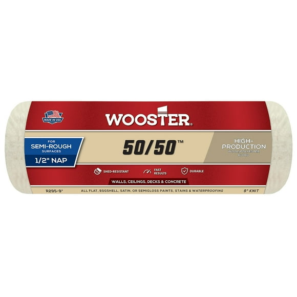 Roller Cover Wooster Brush R295-9 50/50, 1,27 cm, siesta, 22,86 cm