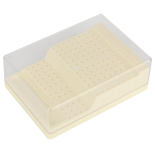 Portabrocas dental con 168 orificios, organizador de fresas, contenedor para accesorios dentales