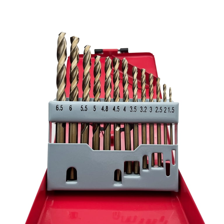 Shars 25pc HSS 6542 Jobber Drill Bit Set – 1-13mm By 0.5mm Steps, 135° Split Point
