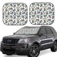 thumbnail image 2 of Uemuo Funny Excavator Printed 2 PCS Car Windshield Sun Shade, Auto Sun Heat and UV Rays Blocker, Foldable Automotive Front Window Sunshade Protector, 2 of 7