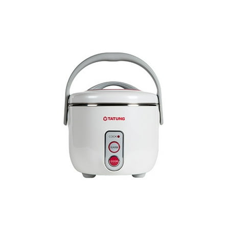 Tatung 3-Cup Multifunction Indirect Heat Rice Cooker Steamer and Warmer