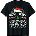 thumbnail image 1 of T-Shirt Drôle de Famille Elf - comme sur l'Image - 3TG, 1 of 2